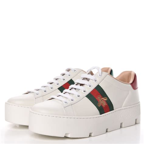 gucci ace platform sneaker|Gucci platform sneakers sale.